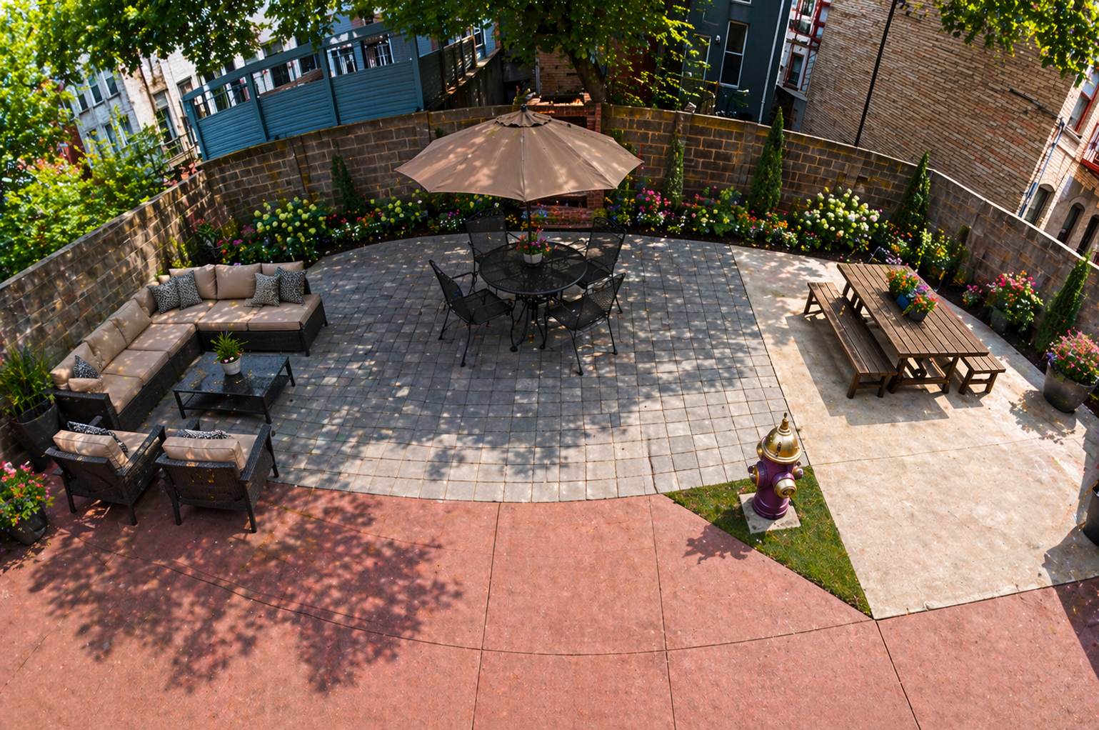 Back yard space